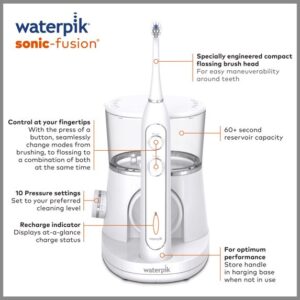Alternative view of Cepillo de dientes eléctrico con irrigador bucal "Sonic-Fusion" -Waterpik