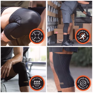 Alternative view of Calcetines de compresión hasta la rodilla -Copper Fit