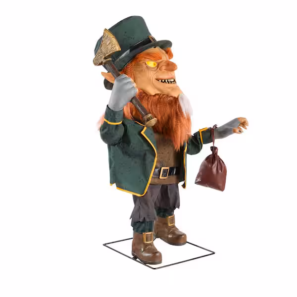 Duende malvado animado de 4,5 pies con luces LED "Wicked Woods" -Home Accents Holiday - Imagen 4