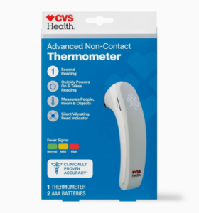 Termometro digital  sin contacto, color blanco -CVS Health