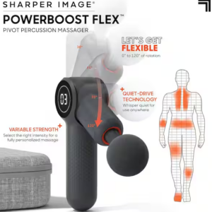 Alternative view of Masajeador de vibración Powerboost Flex Pivot -Sharper Image