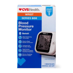 Monitor con pantalla led de presión arterial para muñeca, series 600 -CVS Health