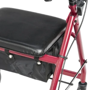 Alternative view of Andadera con ruedas de altura ajustable con estructura de aluminio -Drive Medical