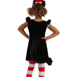 Alternative view of Disfraz de el gato en el sombrero para niñas talla 4 -Halloween Costumes