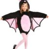 Disfraz/Botarga de murciélago vampiro rosa para niña talla 2 -Halloween Costumes