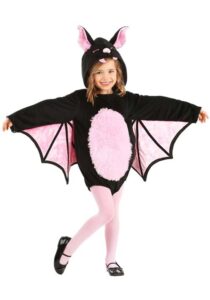 Disfraz/Botarga de murciélago vampiro rosa para niña talla 2 -Halloween Costumes